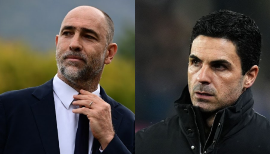 Collage photo of Tottenham New Manager Igor Tudor and Arsenal's Mikel Arteta PHOTO/Club Accounts