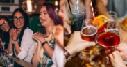 Images of GenZ taking alternative beverages leading to global loss in alcohol industry PHOTO/Getty Images