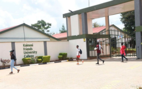 Kaimosi Friends University College Main Gate in Vihiga County. PHOTO/ Nation