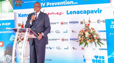 Health CS Aden Duale during the launch of Lenacapavir at Riruta Health Centre PHOTO/MoH/X