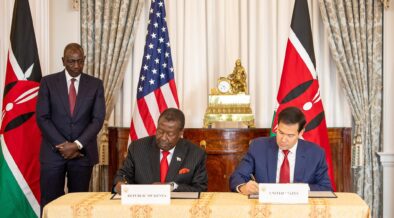 President William Ruto witnesses the signing of the Health Cooperation Framework / PCS