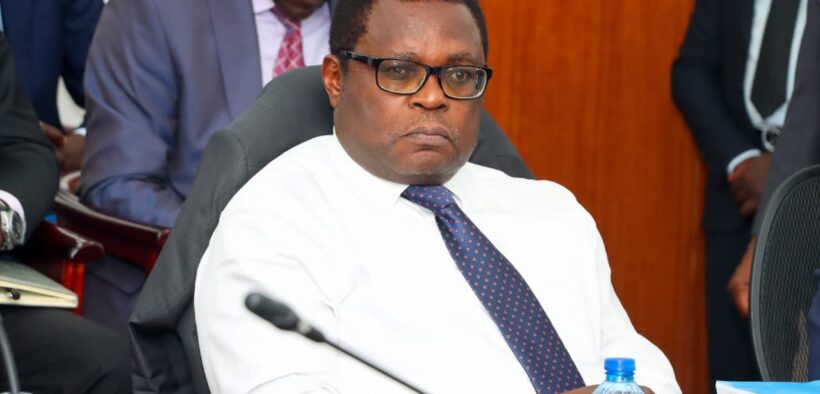 Bungoma Governor Kenneth Lusaka appearing before the Senate's Public Accounts Committee. Photo/Parliament of Kenya/FB