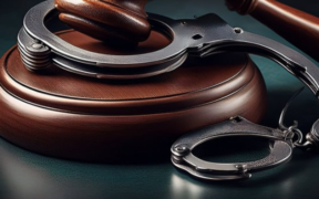 Court gavel and handcuffs for illustration. PHOTO/ODPP.