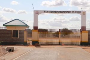 New look of Wajir Stadium, upgraded to fit to a proper standard. PHOTO/Wajir County Gov't/X