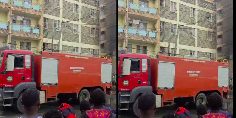 Huge Fire Breaks Out in Donholm Estate After Gas Explosion