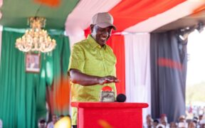 President William Ruto during the NYOTA Capital Disbursement event at Mandera Stadium on Thursday, February 12, 2026.PHOTO/@WilliamsRuto/X
