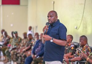 Interior CS Murkomen addressing a security meeting in Isiolo on Tuesday, February 3, 2026.PHOTO/@kipmurkomen/X.