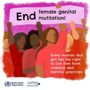 WHO post revealing new FGM statistics with over 4M girls at risk. PHOTO/WHO/X