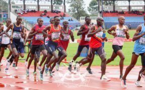 Athletes in a Past Event at a Stadium in Kenya. PHOTO/ File
