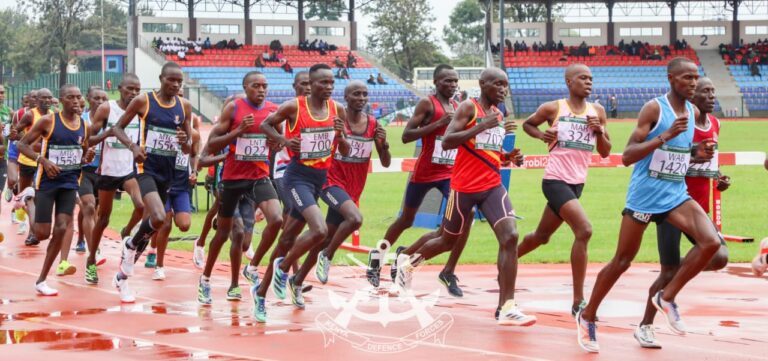 Athletes in a Past Event at a Stadium in Kenya. PHOTO/ File