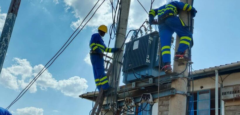 File image of Kenya Power engineers at work. PHOTO/courtesy