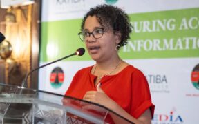 Katiba Institute’s Executive Director, Nora Mbagathi during a past event. PHOTO/Courtesy