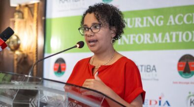 Katiba Institute’s Executive Director, Nora Mbagathi during a past event. PHOTO/Courtesy