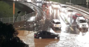 Heavy rainfall disrupting movement for motorists in Nairobi PHOTO/The Standard