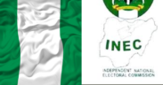 A photo collage of Nigeria flag and Independent National Electoral Commission (INEC) logo. PHOTO/Courtesy.
