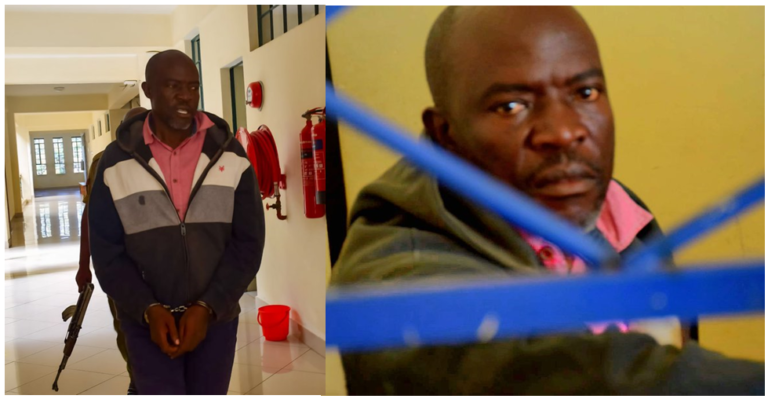 Francis Muga Odhiambo, the officer in charge of the busy Kisumu Bus Park, who was apprehended on February 9, 2026 over bribery. PHOTO/EACC/X