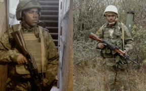 Ukrainian military intelligence identified the body of Clinton Nyapara Mogesa, a citizen of the Republic of Kenya