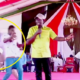 Ruto briefly paused his speech in Wajir County after an unidentified man breached security and ran toward the podium..Kanja