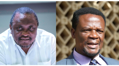 Former President Uhuru Kenyatta (left) and Sirisia MP John Waluke (right).PHOTO/Collage by Hivileo.co.ke