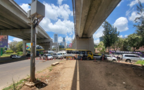 a section of Uhuru Highway
