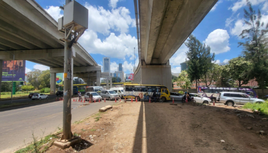 a section of Uhuru Highway