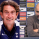 Collage photo of Tottenham Hotspur's manager Thomas Frank and City's manager Pep Guardiola PHOTO/ACC/X