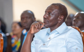 President William Ruto pictured in PEFA Church Gikomba PHOTO/Ruto/FB