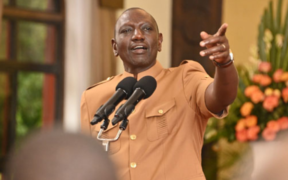President William Ruto During a Past Address at State House. PHOTO/ File