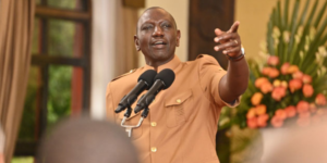 President William Ruto During a Past Address at State House. PHOTO/ File