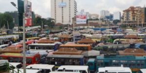 The image shows vehicles at stall...no ongoing operationsPHOTO /File