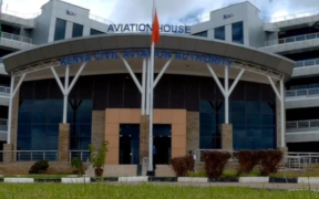 The image shows KCAA Building office headquarters PHOTO/KCAA/File