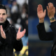 Collage photo of Arsenal's manager Mikel Arteta and Chelsea's manager Rosenior PHOTO/ACC/X
