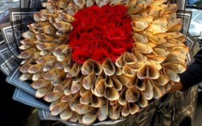 Bouquet of Money Of A Thousand Notes Kenyan Shillings. PHOTO/ File