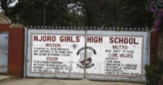 A picture of the Njoro Girls School entrance PHOTO/File