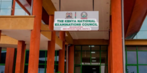 The image shows the entrance to the headquarters of the Kenya National Examination Centre PHOTO/File