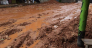 A picture of a damaged road in Nakuru PHOTO/L.O/X