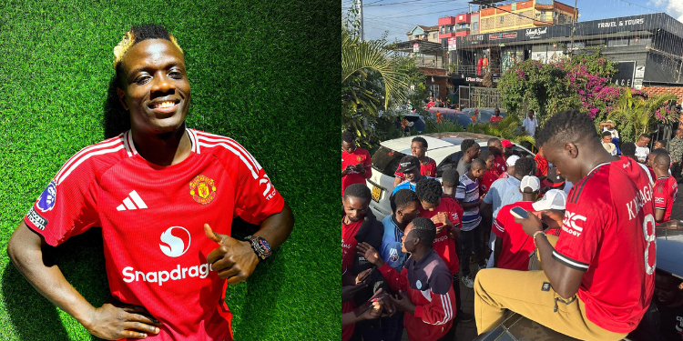 A collage photo of Masagara and his fellow fans after watching the game PHOTO/Masagara/Fb