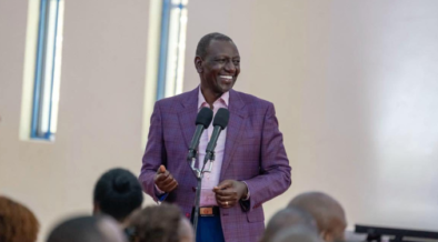 President William Ruto attending AIC Church in Pipeline Embakasi PHOTO/Ruto/FB