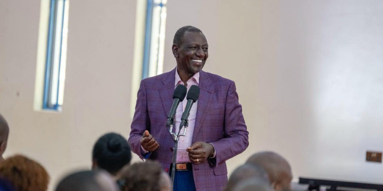 President William Ruto attending AIC Church in Pipeline Embakasi PHOTO/Ruto/FB