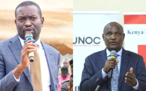 Collage photo of ODM Secretary General Edwin Sifuna and Treasury CS John Mbadi PHOTO/Accounts/X
