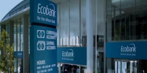 The image shows the exterior design of an Ecobank branchPHOTO/File