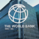 The image displays the exterior and logo of World Bank PHOTO/File