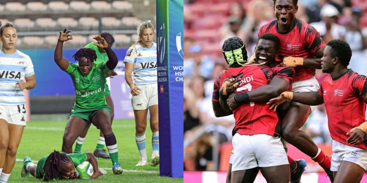 Shujaa Sevens and Kenya lionesses awaiting for the competition at Nyayo Stadium PHOTO/HSBC account