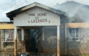 Dormitory Razed by Fire Belonging to Thika Children’s Rescue Centre. PHOTO/ File