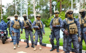 Anti-terror police during patrol PHOTO/File