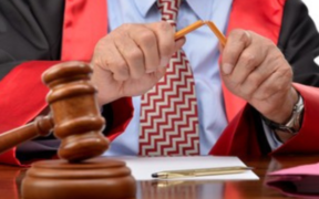 Am AI Image For Illustration Purposes Showing A Judge Breaking A Pen After A Court Ruling. PHOTO/ File
