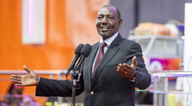 President Ruto during a church service PHOTO/Ruto/FB