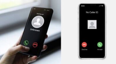 A photo collage of unknown caller in a mobile phone. PHOTO/Courtesy.