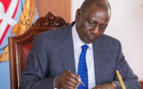 President William Ruto assentijg to the Births and Registration (Amendment) Bill (2024), the Pyrethrum Repeal Bill (2024), and the Social Work Professionals Bill (2023) on February 19, 2026. PHOTO/PCS.