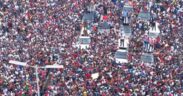 Crowd during Nairobi Senator Edwin Sifuna's Linda Mwananchi Tour in Kitengela on February 15, 2026. PHOTO/Pauline Njoroge X.